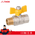 Forged Brass Gas Ball Valve Valvula De Gas 1/2"-2" with Butterfly Handle